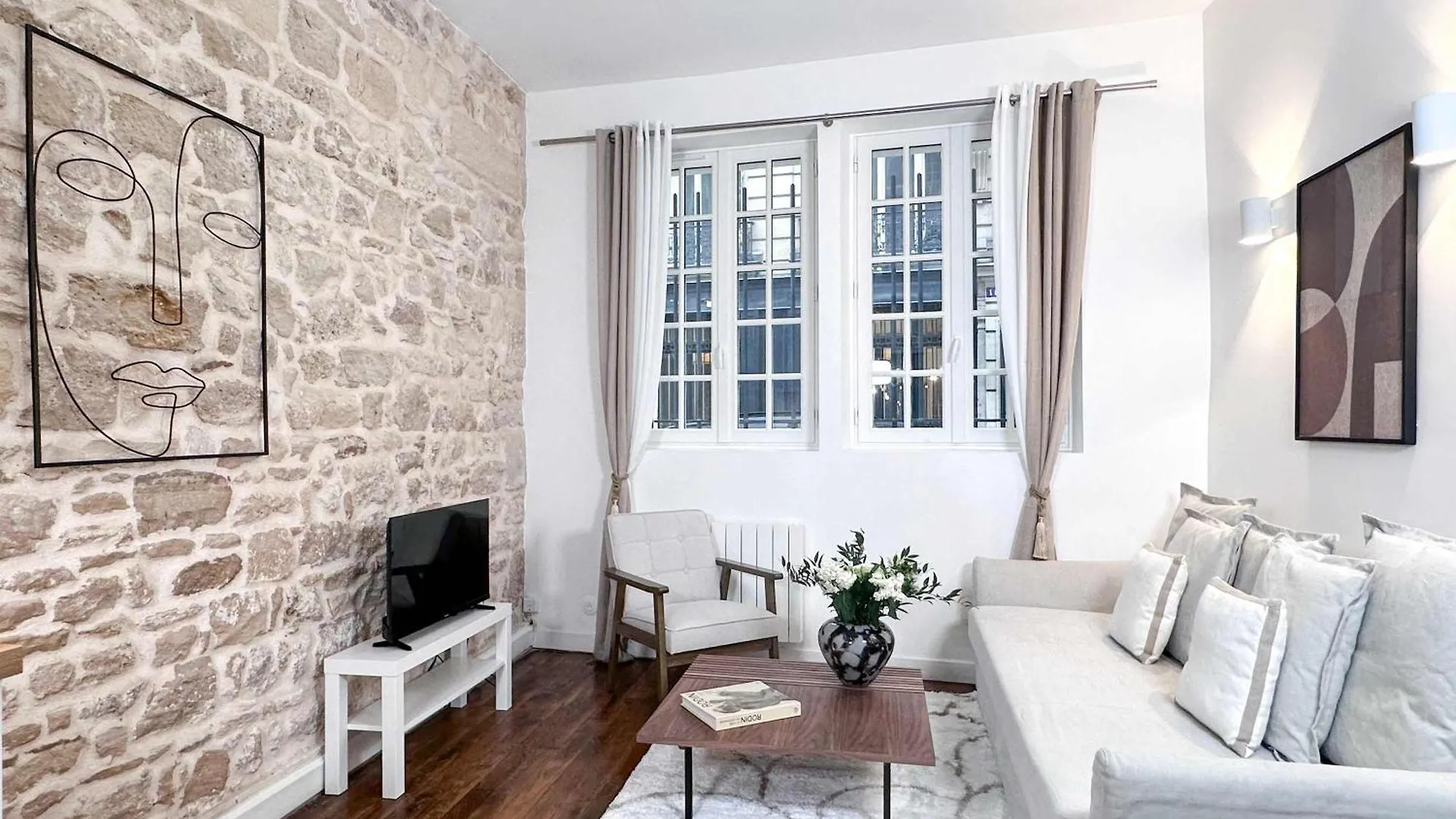 Stylish Studio In Le Marais Paris Appartement