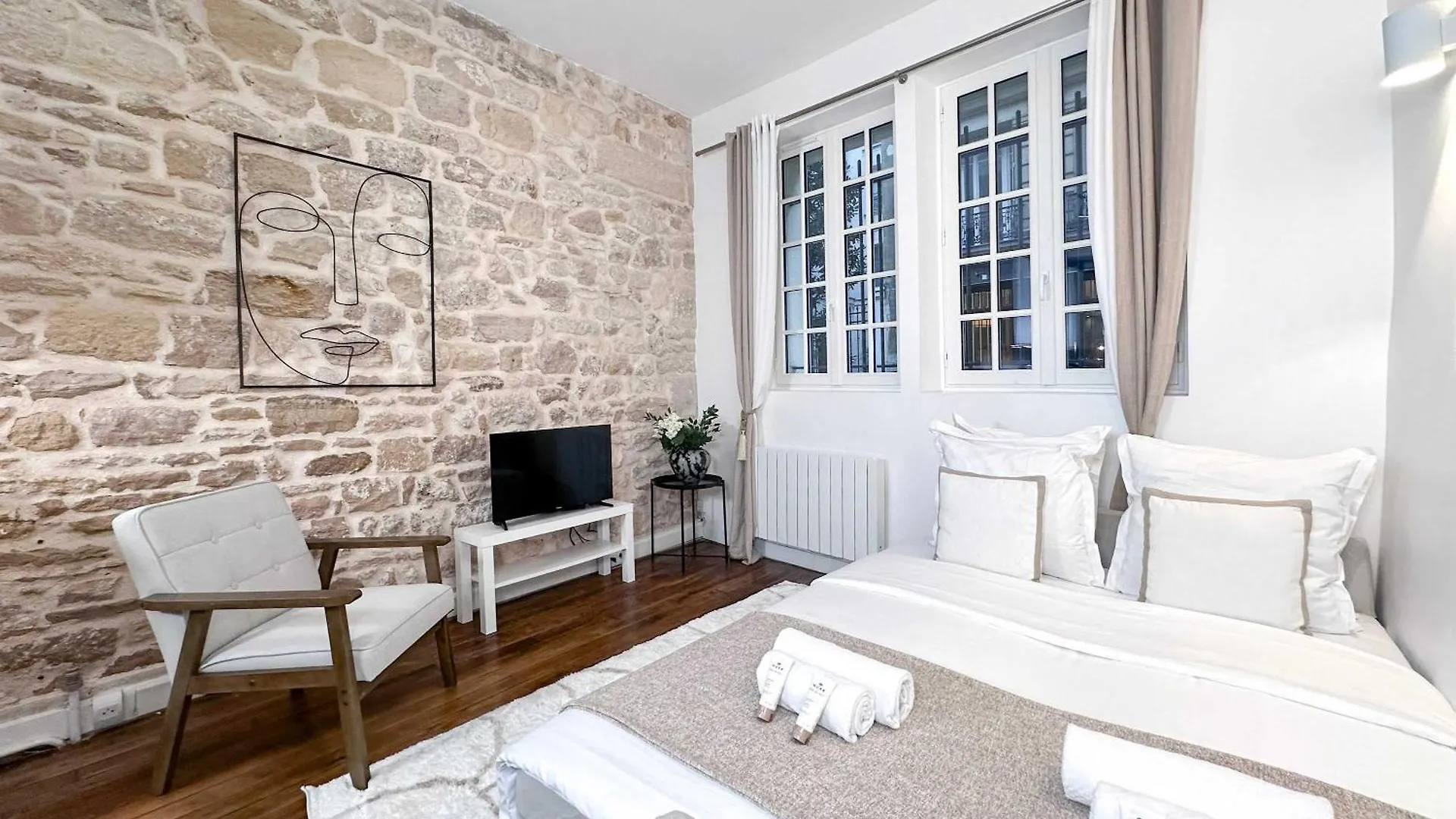 Stylish Studio In Le Marais Paris Appartement